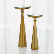  7.90766 - Minaret Accent Table-Satin Brass-Lg